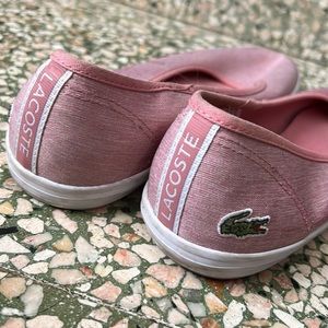 Pink lacoste 9.5